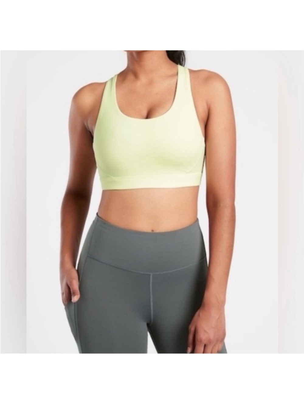 Athleta Interval Bra in Mint Tint